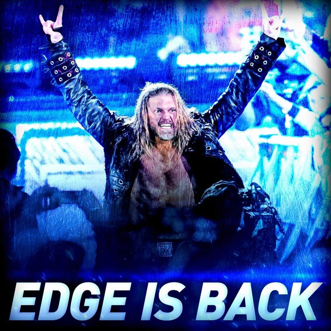 WWEさんのインスタグラム写真 - (WWEInstagram)「At #RoyalRumble, we saw clearly. Welcome back, @edgeratedr! 🤘🤘」1月27日 15時29分 - wwe