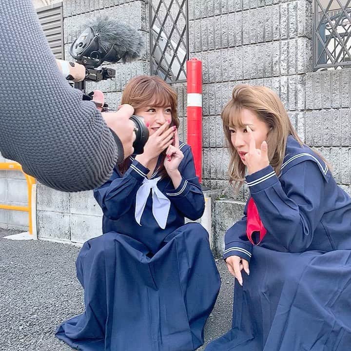 HOSHINOのインスタグラム：「姉セーラー発売中です四露死苦〜🏍🏍😆😆💗💗卍卍#グラビア#姉セーラー#セーラー服#制服」