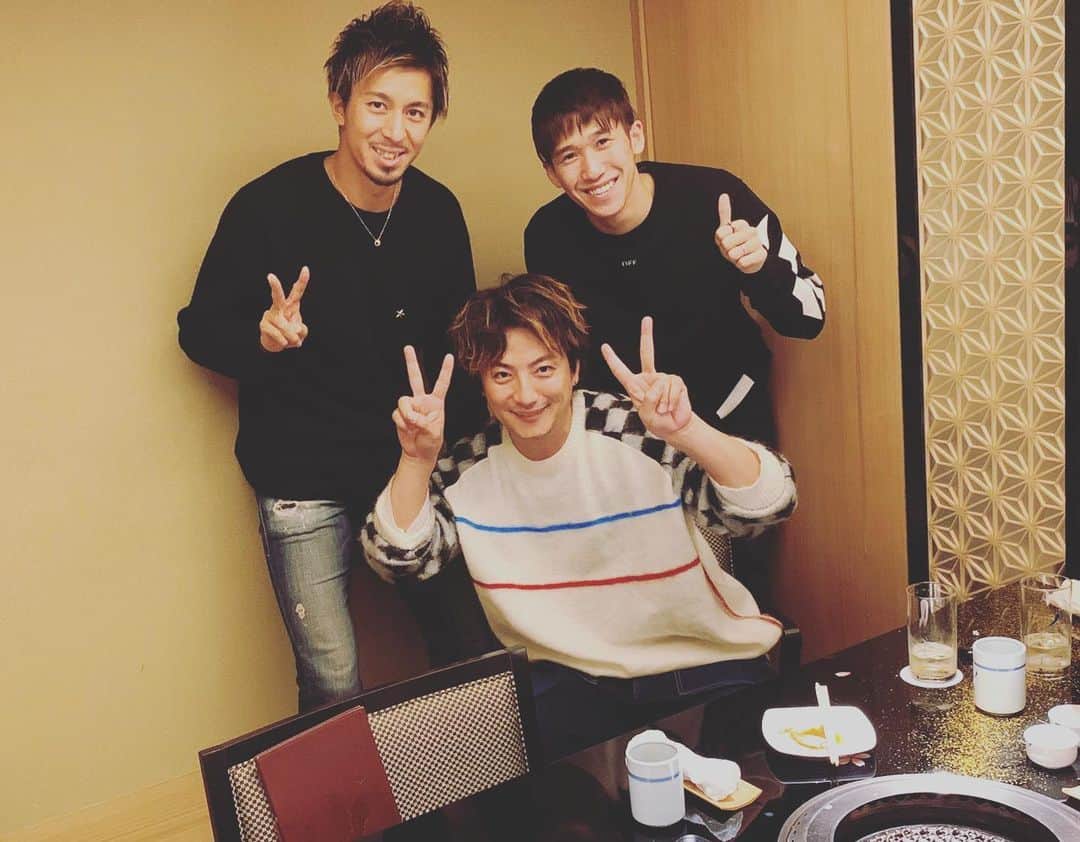 のインスタグラム：「* 楽しかったなぁ😆✨ いい話いっぱい聞けたなー✨ これからまた頑張るぞー💪  #上地雄輔 さん #吉村真晴」
