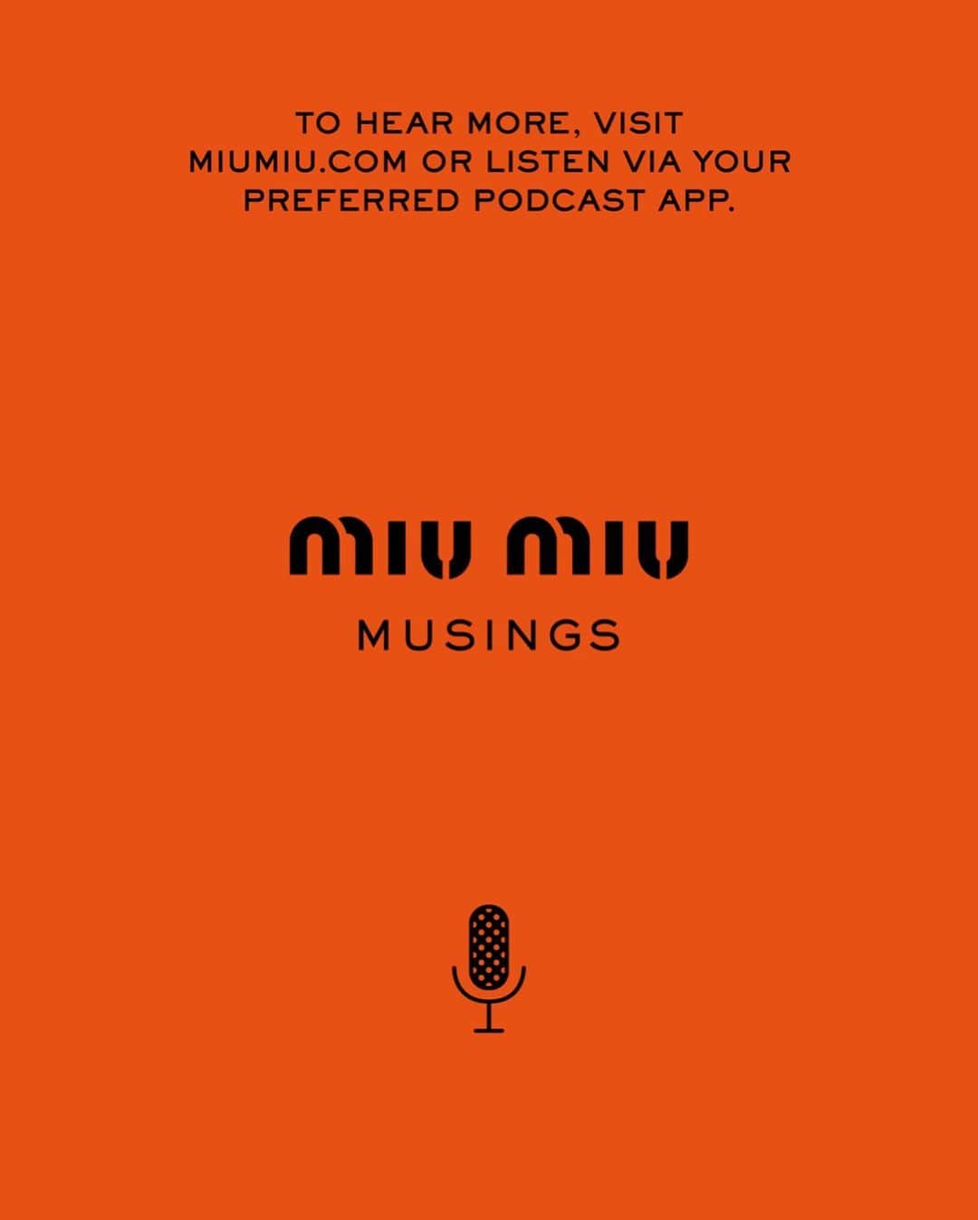 Miu Miuさんのインスタグラム写真 - (Miu MiuInstagram)「Miu Miu Musings podcasts, a new series of debates by #MiuMiu and #PennyMartin. Episode Three: There Is Nothing Original Under the Sun, as weighed up by the writer #AnnFriedman and the multimedia artist #RoseyChan in #Beijing on November 20th, 2019.  You can now listen to the Miu Miu Musings podcasts on @Apple Podcasts and on miumiu.com  #MiuMiuMusings #Beijing #EstelleChen #HungHuang #MengYunWang #RitaWang #YokoChoy」1月27日 19時19分 - miumiu