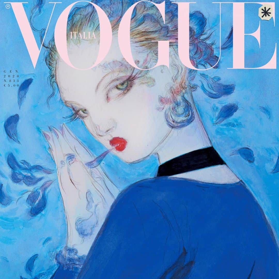 安珠さんのインスタグラム写真 - (安珠Instagram)「Italian Vogue's January 2020﻿ ﻿ 編集ページに写真はなくイラストの号﻿ 天野さんのページはGUCCI ﻿ *NO PHOTOSHOOT PRODUCTION WAS REQUIRED IN THE MAKING OF THIS ISSUE﻿ ﻿ #Italianvogue #yoshitakaamano #GUCCI ﻿」1月27日 21時12分 - anjuphotographer