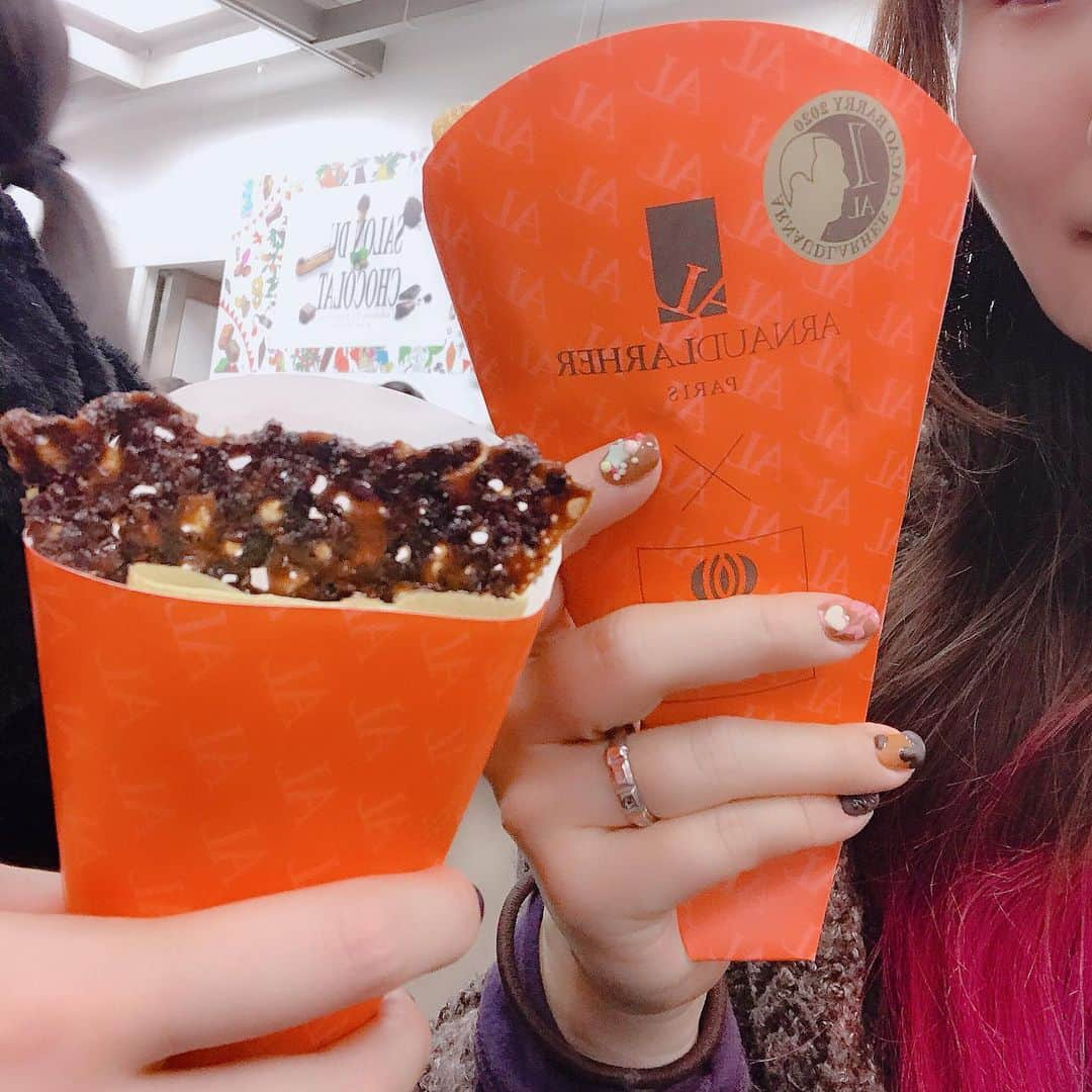 なかやまちえこさんのインスタグラム写真 - (なかやまちえこInstagram)「#salonduchocolat #karamelparis #jouvaud #bernachon #チョコレート #chocolate #nicolashaelewyn」1月27日 21時21分 - chiekonakayama