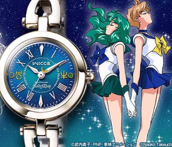 Sailor Moonさんのインスタグラム写真 - (Sailor MoonInstagram)「✨🌙 Beautiful Sailor Neptune & Uranus watch!! @sailormoon25th 🌙✨」1月27日 21時37分 - sailormoon_sc