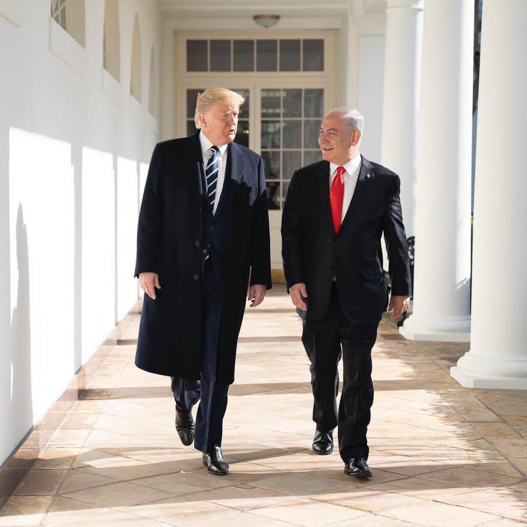 ドナルド・トランプさんのインスタグラム写真 - (ドナルド・トランプInstagram)「GREAT meeting with Israeli Prime Minister Benjamin Netanyahu at the @WhiteHouse today!」1月28日 8時09分 - realdonaldtrump