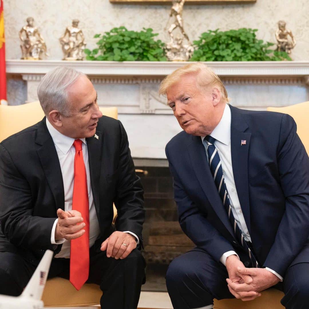 ドナルド・トランプさんのインスタグラム写真 - (ドナルド・トランプInstagram)「GREAT meeting with Israeli Prime Minister Benjamin Netanyahu at the @WhiteHouse today!」1月28日 8時09分 - realdonaldtrump