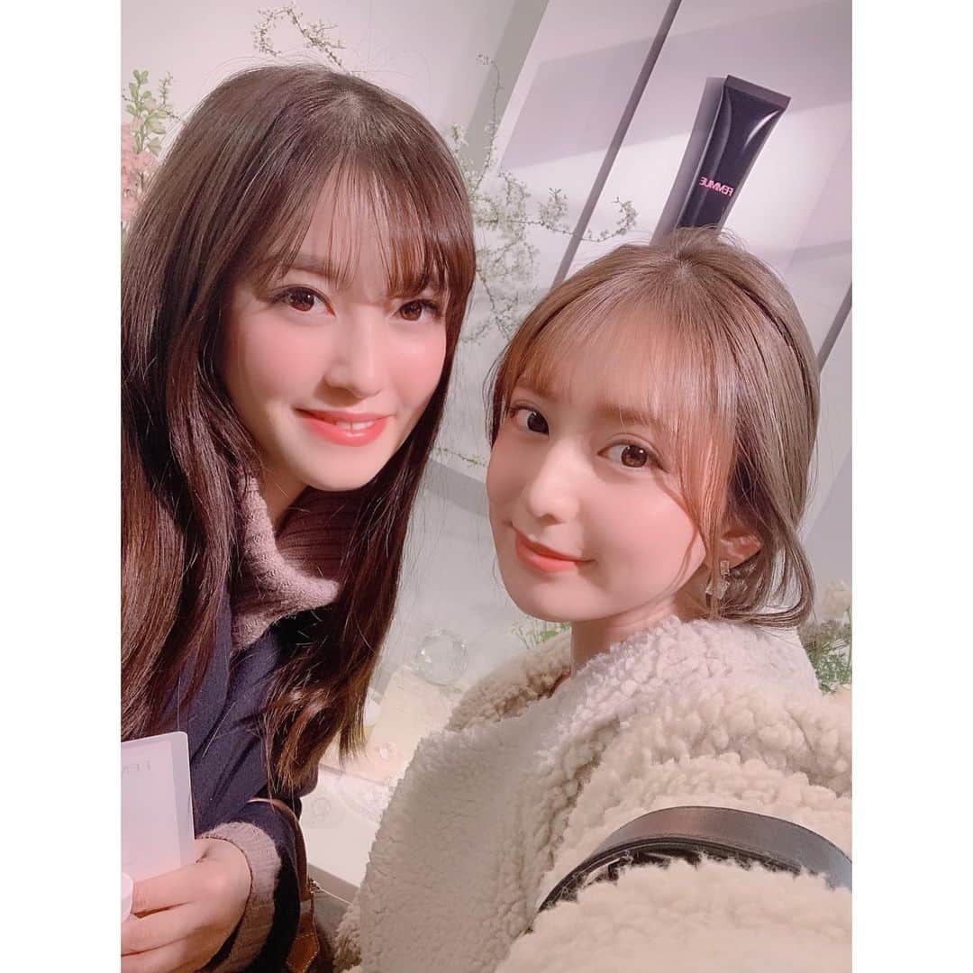 堀尾実咲のインスタグラム：「@femmue_japan さんの新作発表会に行ってきました☺️ トーンアップUVクリームお試しさせて頂いて感激...♥️ お肌がぱっと明るくなって、しかもSPF50だからばっちり紫外線をカットしてくれるようで❤︎ さらになんとお肌に優しい🥰  ありがたや...♥️ #femmue」
