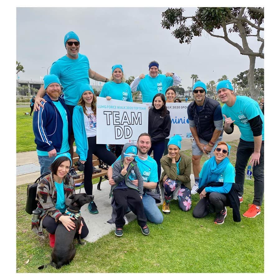 シャンテル・ヴァンサンテンさんのインスタグラム写真 - (シャンテル・ヴァンサンテンInstagram)「One of the best days of my year! So much love for my @lungforce #TeamDD who came out and walked beside me and those who were there in spirit!!! We were the TOP FUNDRAISING TEAM!!! Together we truly were a force for change by raising a little over $17,000.... which brings the life time donations of Team DD for @lungforce over $125,000!!!! WE did this... WE are a force for change. My heart is overwhelmed with gratitude and pride. If Granny could see this she would be shocked as SH*T... thank you to everyone who supported me again! My fight continues on fueled by each new story or hero I meet bravely battling in honor of you Doris... miss and love you!」1月28日 2時15分 - therealshantel