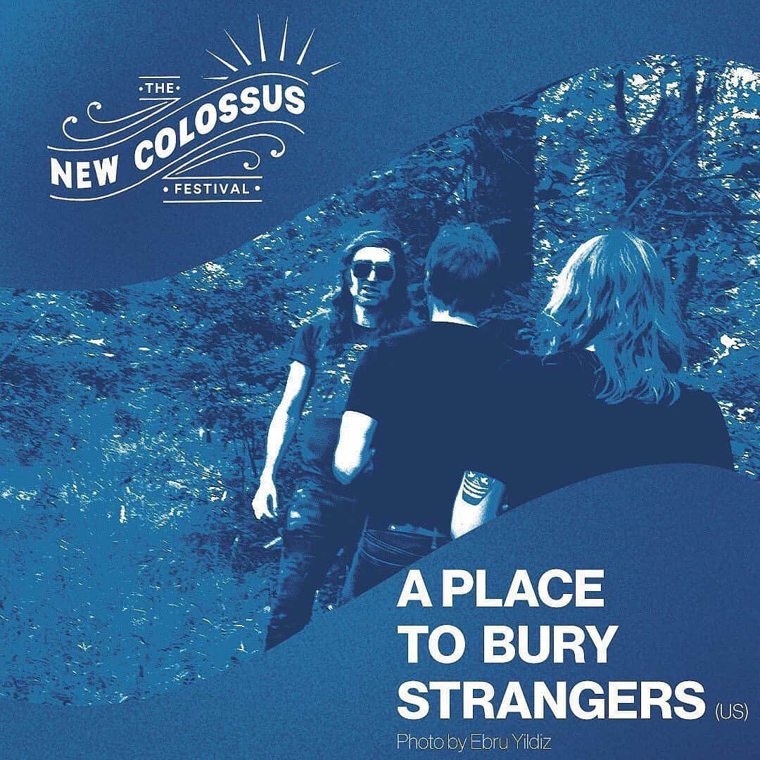 A Place to Bury Strangersのインスタグラム：「Repost • @keplerphotos The @newcolossusfestival is not owned by Seagrams.  It is three good friends who all met via a band called A Place to Bury Strangers.  Steve met Lio at @kaninerecords ’ “Crashin In” party at CMJ in 2007 at Galapagos.  Mike was a member of Death By Audio band Neckbeard Telecaster.  Death by Audio resident @joe.jurewicz of Neckbeard Telecaster designed our logo.  Lio reissued Oliver from APTBS’ original band Skywave on @kaninerecords and Jon Fedowitz from Skywave and @aptbs is joining us this year with his band @ceremonyeastcoast  We didn’t want to add headliners to this festival. Its essence is welcoming 100 or so bands from around the world to the Lower East Side to introduce them to the best audience in the world, but this band means a lot to all three of us.  Not to mention, they are the best live band on the planet.  This show has however created a stipulation to it that only the first 100 of the 1200 or so badge holders we’ll have will be able to get into the show.  If you’re planning on going to the show, but not getting there before @lifeband goes on at 10pm, we highly recommend you buy a ticket now and come celebrate with us.  You can get your tickets here:  http://www.mercuryeastpresents.com/boweryballroom/EventDetail?tmeventid=1889765&offerid=0 (Link in bio)  Actual Set Times on Friday March 13:  9pm Doors 10pm @lifeband 11pm @publicpractice 12am @aptbs . . . . . . . . . . #aplacetoburystrrangers #publicpractice #kaninerecords #aptbs #lifeband #lifebanduk #boweryballroom #newcolossusfestival #crashinin #liokanine #mikebell #stevenmatrrrick #keplerevents #lowereastside #skywave」