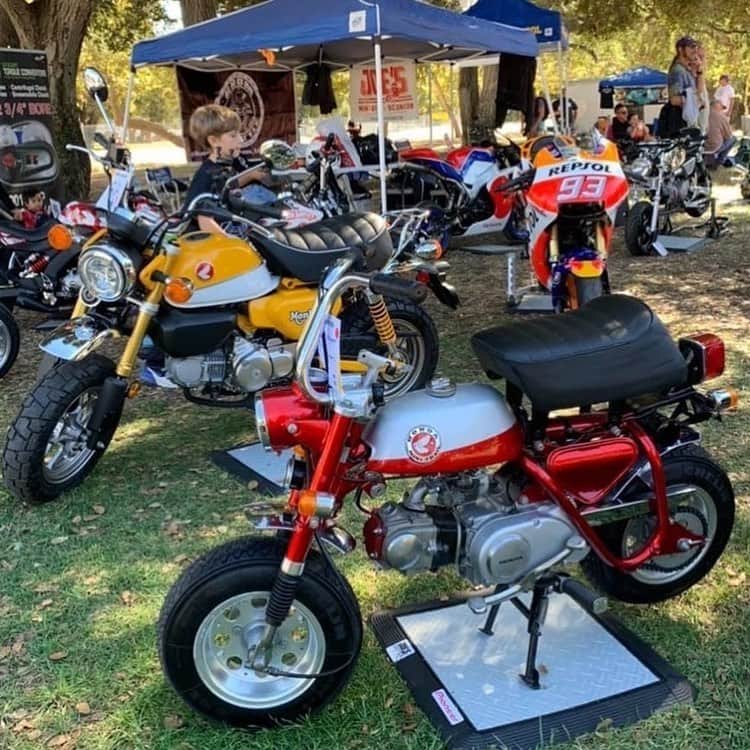 Honda Powersports USさんのインスタグラム写真 - (Honda Powersports USInstagram)「Those that #Grom together, stay together. Great to see all the #hondaGrom and #hondamonkey motorcycles during a recent meet up by @honda_grom_lifestyle_ #miniMOTO」1月28日 2時33分 - honda_powersports_us