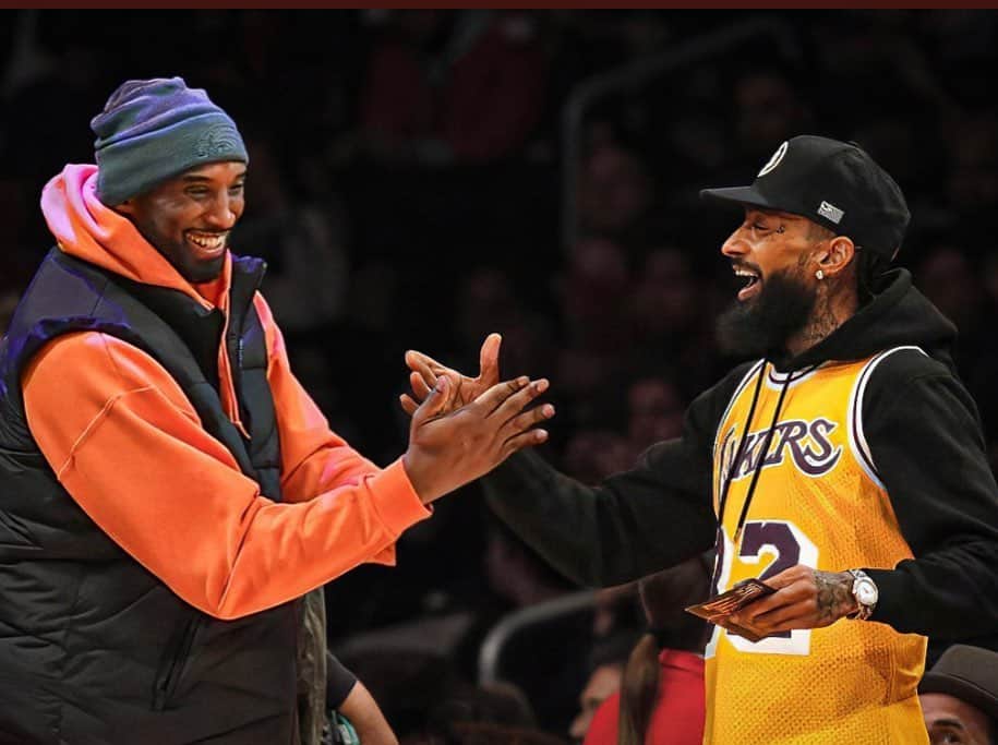 ゲームのインスタグラム：「#MarathonMonday Wow...... the amount of disbelief I feel surrounding yesterday is unexplainable. We are truly living in sad times. My heart is broken for Kobe’s wife & his daughters. Losing her husband & a daughter..... & them losing their sister & father. The term “Life Is Short” has a whole new meaning after witnessing the energy in this city surrounding the news of losing not only one of our basketball greats, but also an amazing human being. It’s really like, one second you kinda have a grip on life & how to live it.... then the next second you’re totally lost as to what’s really going on here on earth. What do we do ? What do we not do ? How should we live..... ? What steps should we take to secure making just the short trip to the next day ? We are living in scary & confusing times people. My only advice to anyone now is to let anyone you love know exactly how much you love them. & don’t wait... you might not have the time you think you do to put it off another second. Every day you wake is a blessing in itself..... please do not take it for granted. Live your life & be proud of everything that you are. You can only be judged by God so walk with your head held high & never forget that you too were born to achieve greatness. If you ever need affirmation of how special you are, just research the odds of what it took for you to be born. We should do a lot more appreciating one another & spend less time consumed by negativity. Living happily is so important to the well being of the human anatomy. In the picture above, I see two LEGENDS, two BROTHERS, two SONS, two FATHERS & two men I had the honor of calling FRIEND. Thank you both for your continuous efforts & all the contributions to not only Los Angeles but the entire world. Two names people are for sure to remember forever. Not even a full year after losing Nip... Kobe’s gone. You couldn’t tell me this was going to be the story we’d have to write when this picture was taken. I have endless love for you both & I will always honor your memories. Condolences to the families of the others lost in the crash as well... my heart & the hearts of us all are with them during this tragic time. #TheMarathonContinues 🙏🏾」
