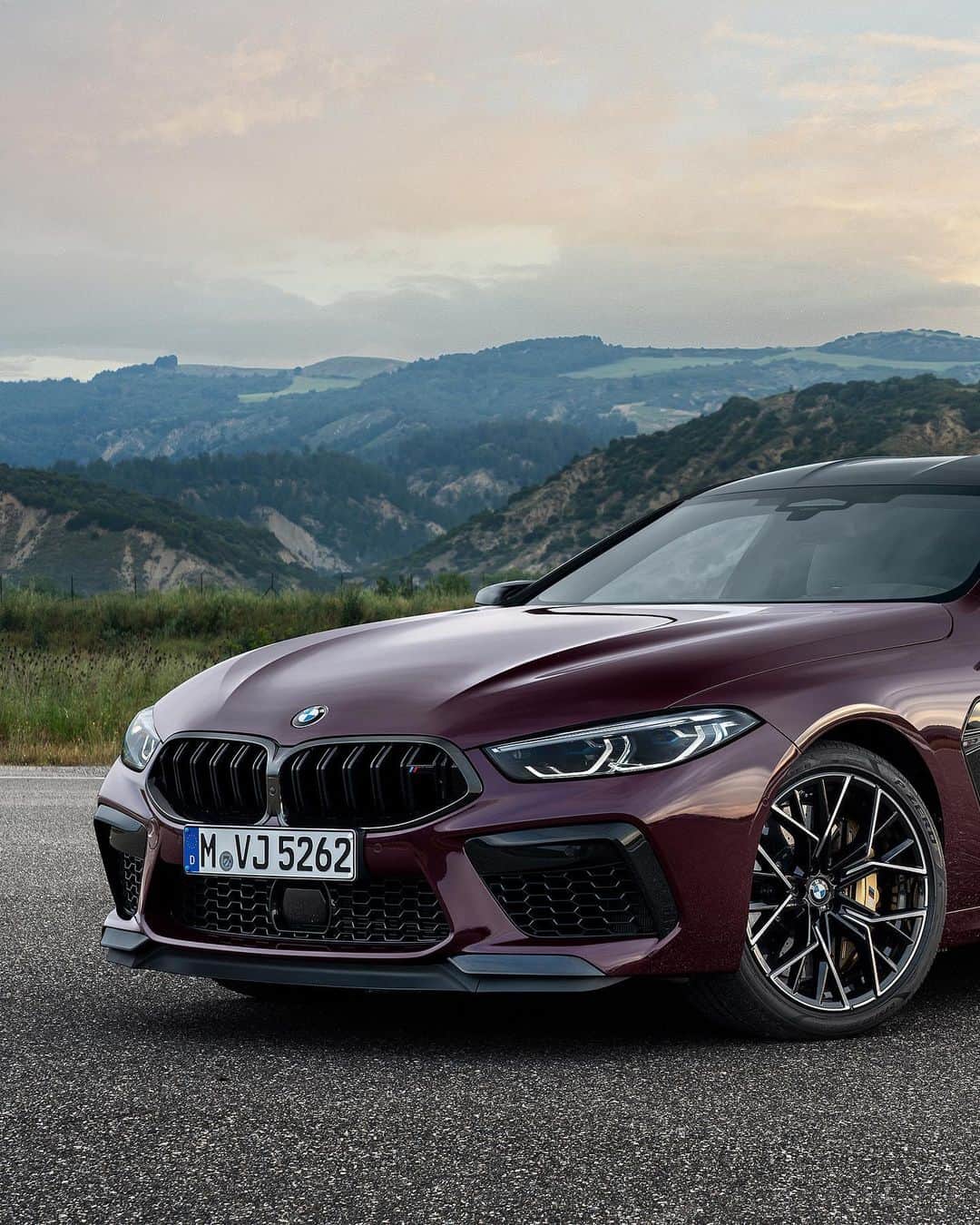 BMWのインスタグラム：「Extraordinary: redefined. The first-ever BMW M8 Competition Gran Coupé. #TheM8 #BMW #M8 #BMWM __ BMW M8 Competition Gran Coupé: Fuel consumption in l/100 km (combined): 10.7–10.5*. CO2 emissions in g/km (combined): 244–240*. Acceleration (0-100 km/h): 3.2 s. Power: 460 kW, 625 hp, 750 Nm. Top speed (limited): 250 km/h (with optional M Drivers Package: 305 km/h). Paint finish shown: BMW Individual Ametrine metallic. *All performance, fuel consumption and emissions figures are provisional. The values of fuel consumptions, CO2 emissions and energy consumptions shown were determined according to the European Regulation (EC) 715/2007 in the version applicable at the time of type approval. The figures refer to a vehicle with basic configuration in Germany and the range shown considers optional equipment and the different size of wheels and tires available on the selected model. The values of the vehicles are already based on the new WLTP regulation and are translated back into NEDC-equivalent values in order to ensure the comparison between the vehicles. [With respect to these vehicles, for vehicle related taxes or other duties based (at least inter alia) on CO2-emissions the CO2 values may differ to the values stated here.] The CO2 efficiency specifications are determined according to Directive 1999/94/EC and the European Regulation in its current version applicable. The values shown are based on the fuel consumption, CO2 values and energy consumptions according to the NEDC cycle for the classification. Further information on official fuel consumption figures and specific CO2 emission values of new passenger cars is included in the following guideline: 'Leitfaden über den Kraftstoffverbrauch, die CO2-Emissionen und den Stromverbrauch neuer Personenkraftwagen' (Guide to the fuel economy, CO2 emissions and electric power consumption of new passenger cars), which can be obtained free of charge from all dealerships, from Deutsche Automobil Treuhand GmbH (DAT), Hellmuth-Hirth-Str. 1, 73760 Ostfildern-Scharnhausen and at https://www.dat.de/co2/.」