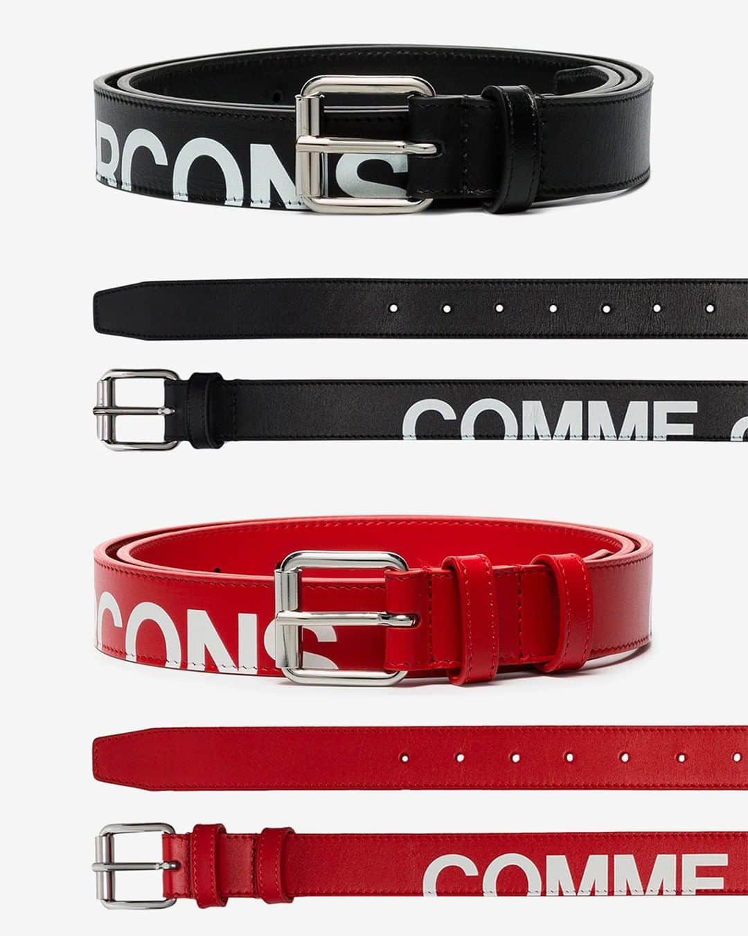 HYPEBEASTさんのインスタグラム写真 - (HYPEBEASTInstagram)「@hypebeaststyle: @commedesgarcons has dropped a smooth leather belt under its accessories line. The belt comes in both red and black colorways, emblazoned with bold logomania over its sleek leather construction. The COMME des GARÇONS Leather Logo Belts are currently available at @brownsmens⁠’ website for $128 USD.⁠ Cop or drop?⁠ Photo: Browns⁠」1月28日 6時35分 - hypebeast
