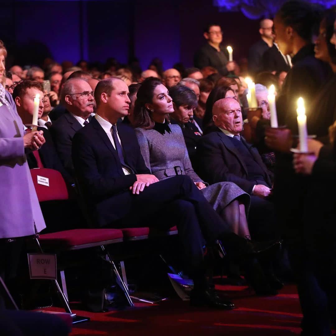 ロイヤル・ファミリーさんのインスタグラム写真 - (ロイヤル・ファミリーInstagram)「Today on #HolocaustMemorialDay, The Duke and Duchess of Cambridge met a number of Holocaust survivors, and survivors of subsequent genocides as part of the UK’s @holocaustmemorialdaytrust Commemorative Ceremony. ⁣ ⁣ The Duke spoke at the Ceremony, where he honoured those who risked their lives during the Holocaust to save others. ⁣ ⁣ HRH spoke about his great-grandmother, Princess Alice, who hid a Jewish family in her home in Athens until the end of the war. ⁣ ⁣ During the Service, 75 candles of Remembrance were lit to represent the 75th anniversary of the end of the Holocaust. ⁣ ⁣ Visit our story to hear from The Holocaust Memorial Trust’s Patron, The Prince of Wales, who wrote the foreword for the event’s programme. ⁣ ⁣ Images © Press Association」1月28日 6時55分 - theroyalfamily