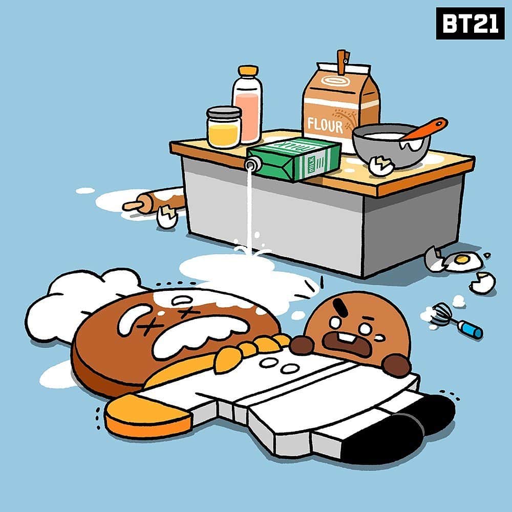 BT21 Stars of tomorrow, UNIVERSTAR!さんのインスタグラム写真 - (BT21 Stars of tomorrow, UNIVERSTAR!Instagram)「Grandpa nooo!!!! ⠀ What will become of Grandpa #MUSTASHU and 'Bakery Tiny Sweet'? Their fate rests on #SHOOKY's shoulders...! ⠀ Find out TOMORROW on #BT21_UNIVERSE #ANIMATION #EP07! > Link in bio ⠀ #Jan29 #Part1 #Jan31 #Part2 #ChildhoodMemories #ComingSoon #BT21」1月28日 12時01分 - bt21_official