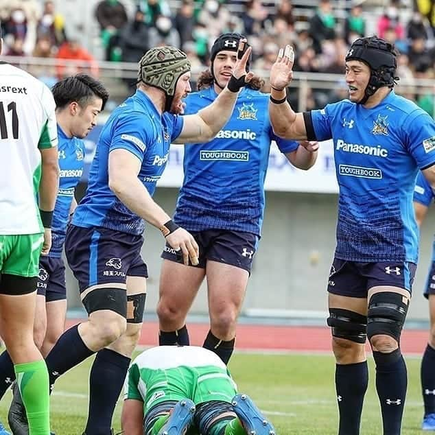 デビッド・ポーコックさんのインスタグラム写真 - (デビッド・ポーコックInstagram)「Good fun and great team effort in Top League Rd 3 vs Mitsubishi.  #topleague #japan」1月28日 12時38分 - davidpocock