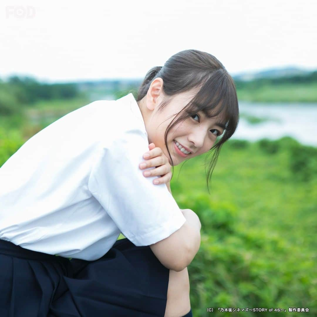 フジテレビ「FOD」さんのインスタグラム写真 - (フジテレビ「FOD」Instagram)「#FODオリジナル オムニバスドラマ 『#乃木坂シネマズ ～STORY of 46～』 第5話主演の #北野日奈子 さん撮影時のグラビア写真公開！ 制服いいですよね～可愛いです😍  そして本日1/28(火)24時より #FOD で最新話配信開始！  #堀未央奈×監督・ #曽根隼人  #6「納品ウォーズ」  お楽しみに😊  #乃木坂46」1月28日 19時00分 - fod_official