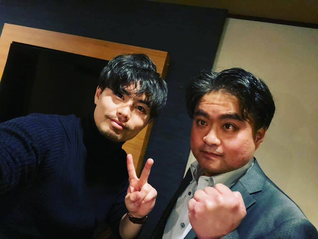 塩谷昂大さんのインスタグラム写真 - (塩谷昂大Instagram)「火葬 澤村役フランキー岡村さんと^ ^  #火葬 #クラウドファンディング #フランキー岡村　さん」1月28日 13時57分 - kodai_shioya