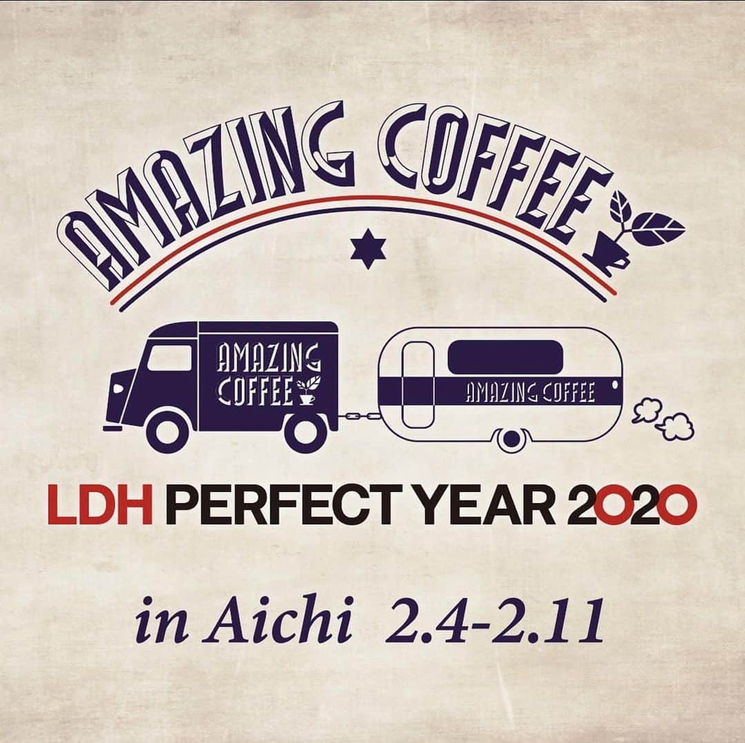LDH kitchenさんのインスタグラム写真 - (LDH kitchenInstagram)「. @amazing_coffee_official ・・・ 📢Information from AMAZING COFFEE📢 . LDH PERFECT YEAR 2020 Season1 "IGNITION”🔥 . EXILE PERFECT LIVE 2001▶2020👑 . LDH PERFECT YEAR 2020 SPECIAL SHOWCASE✨ RYUJI IMAICHI / HIROOMI TOSAKA . 出張居酒屋えぐざいる 2020 in NAGOYA . AMAZING COFFEEの出店が決定！🎈 . ルーくんと一緒に 名古屋のみなさんへ会いに行きます🚐🌱 . さらに今回は会場にて… ＊AMAZING BLEND(100g) ＊PERFECT BLEND(100g) お豆の販売を行います☕️ . PERFECT YEAR 2020 さらに盛り上がっていきましょう(^o^)v🌟 . 【販売価格】 AMAZING BLEND(100g) / ¥1,000(税込) PERFECT BLEND(100g) / ¥1,300(税込) . 【営業時間】 2月4日(火) 12:00～19:00(終演後1時間程度) 2月5日(水) 12:00～19:00(終演後1時間程度) 2月6日(木) 12:00～19:00(終演後1時間程度) 2月7日(金) 12:00～19:00(終演後1時間程度) 2月8日(土) 10:00～17:00(終演後1時間程度) 2月9日(日) 10:00～17:00(終演後1時間程度) 2月10日(月) 12:00～19:00(終演後1時間程度) 2月11日(火) 11:00～17:00(終演後1時間程度) . 【会場】 愛知 ナゴヤドーム 場外特設ブース 出張居酒屋えぐざいる内 . 【注意事項】 ・大変申し訳ございませんが、数に限りがございますので、なくなり次第終了とさせていただきます。 ・荒天候の場合、営業を中断、中止する場合がございます。 ・営業時間は、混雑状況や天候等により、予告なく変更する場合がございます。 ・お待ち頂く事が長くなる場合がございます。 ・上記の注意事項、予めご了承下さい。 ・その他会場は未定となっております。 . #AMAZINGCOFFEE #出張居酒屋えぐざいる #LDHPERFECTYEAR2020 #PERFECTYEAR #LDHkitchen #NAGOYA #ナゴヤドーム #アメコ #AMeCO #coffee #LDHkitchen」1月28日 14時08分 - ldhkitchen_official
