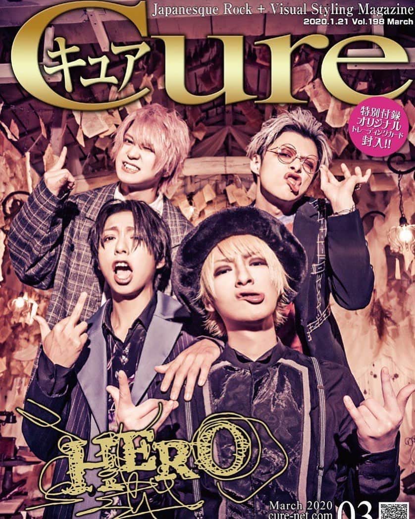 SARSHIのインスタグラム：「久しぶりの表紙！！まだ見てない人は要チェック！！ #cure #hero #雑誌 #表紙」