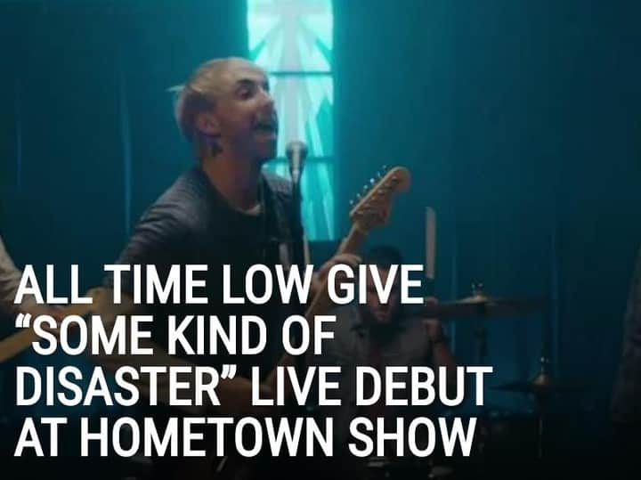 Alternative Pressさんのインスタグラム写真 - (Alternative PressInstagram)「WATCH: @AllTimeLow played “Some Kind Of Disaster” live for the first time while celebrating the launch of their “Dear Maria, Count Me In” name-inspired @FullTiltBrewing beer⁠ LINK IN BIO⁠ .⁠ .⁠ .⁠ #alltimelow #atl #somekindofdisaster #fulltiltbrewing #fulltiltbrewingbeer #dearmariecountmein #altpress #alternativepress」1月29日 4時15分 - altpress