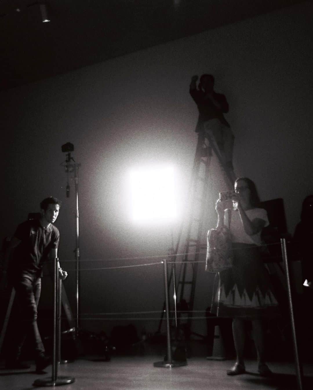 Robert Bingamanのインスタグラム：「One of my actual goals as a filmmaker is to be able to hire someone to shoot disposable black and white lomo cameras all day, every shoot. I have a lot of goals.」