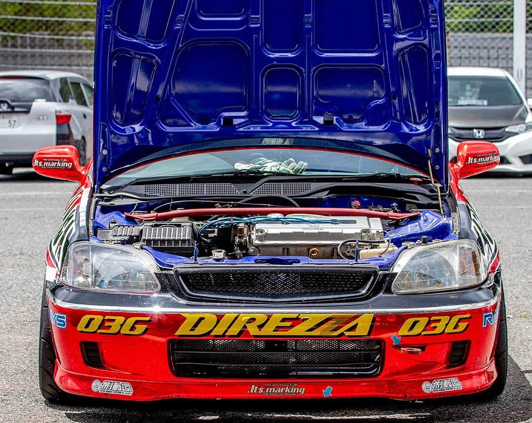 mistbahnさんのインスタグラム写真 - (mistbahnInstagram)「_ RIDE ⭐ CHARGE SPECIAL Honda EK9 CIVIC _ _ Shot on 6-June 2019 "HONDA VTEC ONE MAKE RACE Rd.2" at Central Circuit (Hyogo, Japan) _ owner: @recovery_charge  photo: @mistbahn _ _ JP) 2019年6月8日 セントラルサーキット、ゼロファイターさん主催「HONDA VTEC ONE MAKE RACE」。 RIDE ⭐ チャージ スペシャル EK9。 _ _ #hondavteconemakerace #zerofighterautocustom #centralcircuit #セントラルサーキット #civic #hondacivic #ホンダシビック #シビック #ctr #acuractr #ek9 #ekcivic #bseries #ride #ridechargespecial #osakajdm #kanjo #kanjostyle #kanjoracer #trackcar #trackstance #trackspec #timeattack #timeattackjapan #zelos #templeracing #テンプルレーシング #direzza #03g」1月28日 19時20分 - mistbahn