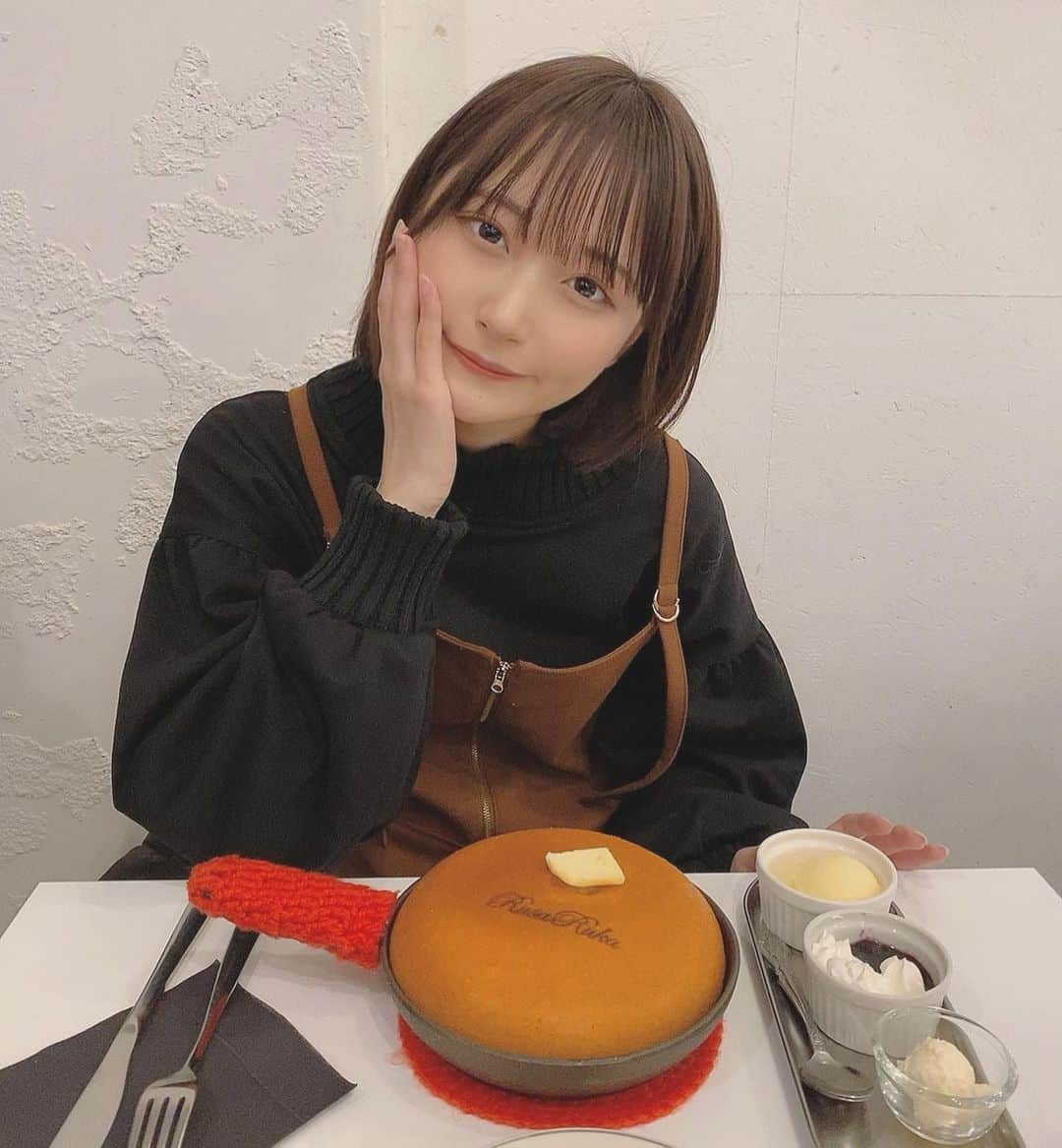 山本優菜さんのインスタグラム写真 - (山本優菜Instagram)「久しぶりに映えな物を食べた気がする  #ぐりとぐらのパンケーキ #ルサルカ自由が丘 #ルサルカ #パンケーキ #自由が丘カフェ #カフェ巡り」1月28日 19時55分 - yamamoto__yuna