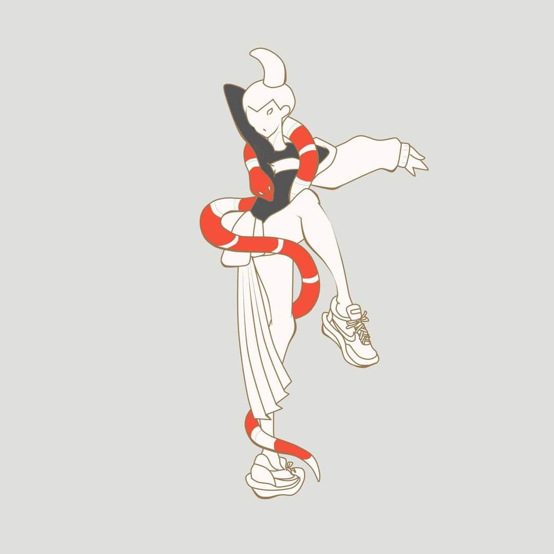 Kiyomi Aritakeのインスタグラム：「#ラクガキ」
