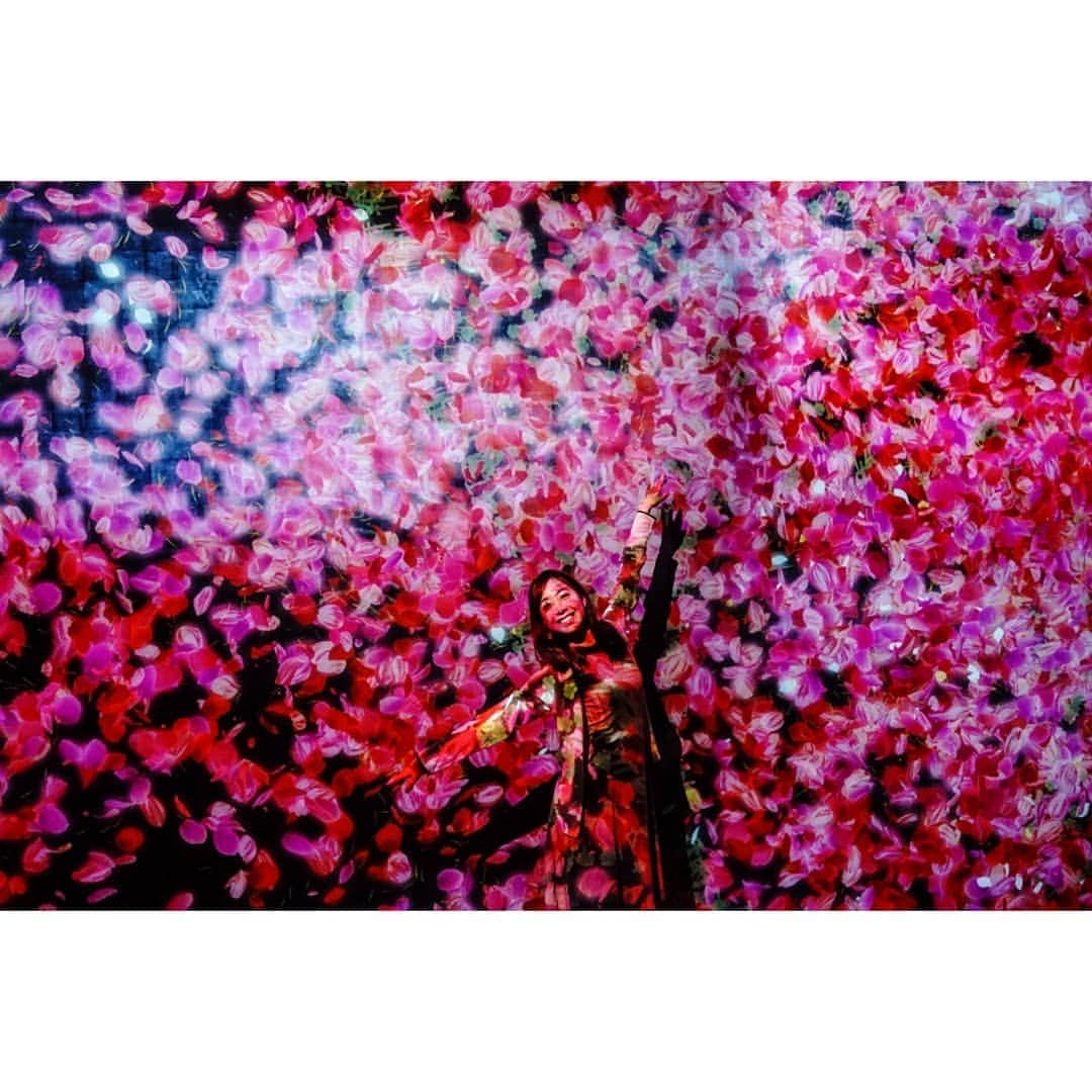 峯岸伽奈のインスタグラム：「. . .  Well rested CNY holiday!🧧 .  #futuretogether #teamlab #gardensbythebay #sonysingapore #sonyalpha #singaporeinsiders」
