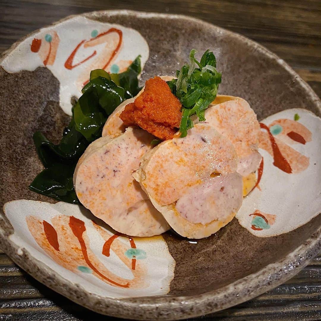 おっきゃがりのインスタグラム：「20,01,28 . 【あん肝ポン酢】 当店で仕込んだ自家製のあんこうの肝をシンプルにポン酢で！ 日本酒のアテにどうぞ。 .  #大阪#大阪福島#福島グルメ#梅田グルメ#海鮮居酒屋#居酒屋#日本酒#47都道府県#日本酒巡り#飲み屋#JR福島駅#駅近#あんこう#肝#あん肝#ポン酢で#シンプル #とり藤#うぉっしゅ#多呼おどり#福島壱麺#十忠八九#86ストア#香味岡#みらく劇場」