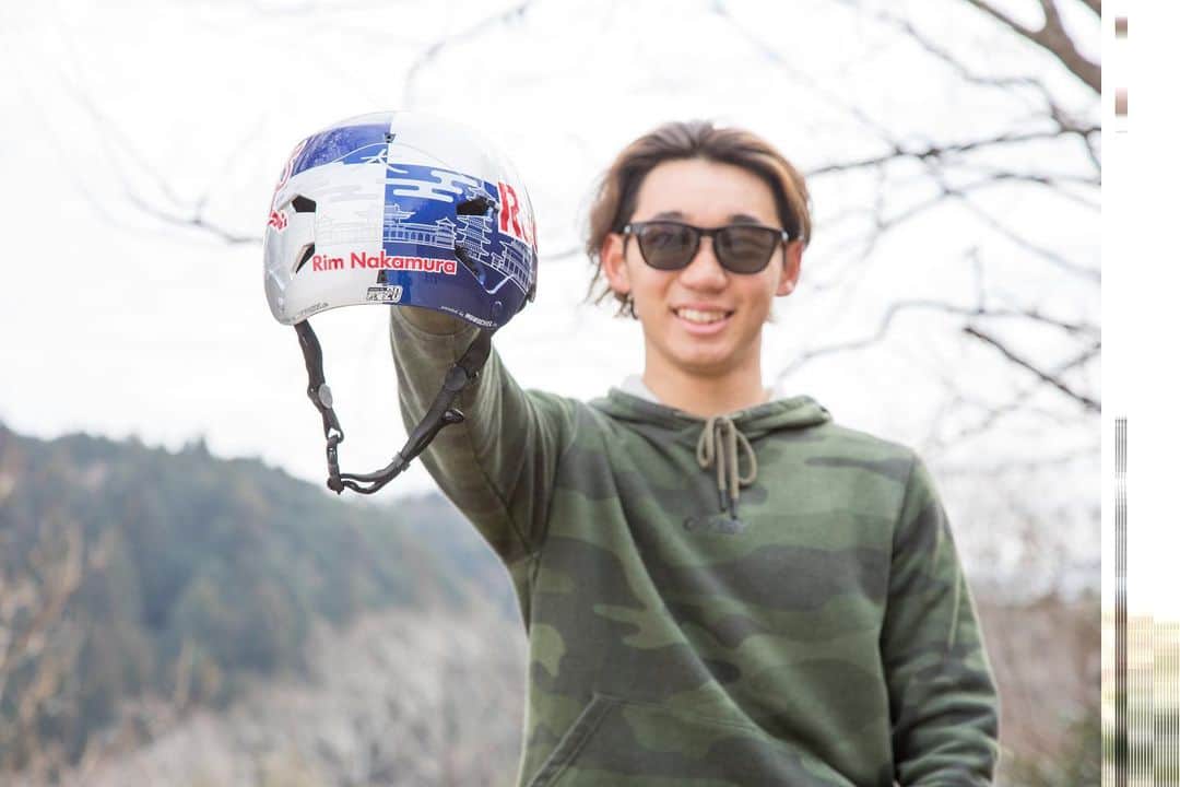 中村輪夢さんのインスタグラム写真 - (中村輪夢Instagram)「Loving my new helmet.  Special thanks @redbulljapan @bern_japan  新しいヘルメットかっこよくなった😎 レペゼン京都⛩🏯🗻」1月28日 21時27分 - rimbmx