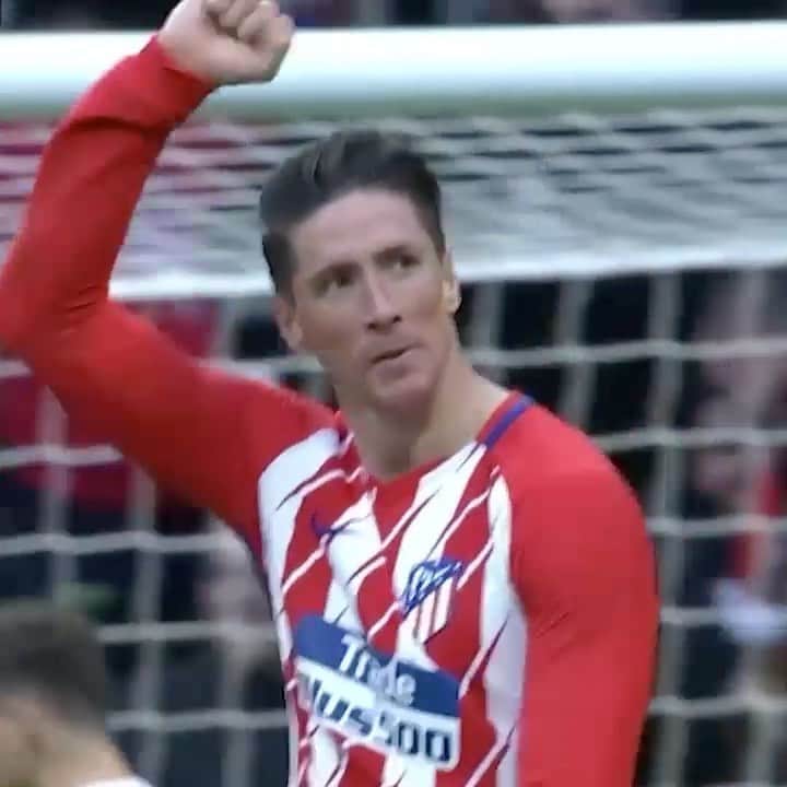フェルナンド・トーレスのインスタグラム：「#OnThisDay 2018 #AtletiLasPalmas 🔴⚪⚽🔥 @atleticodemadrid @laliga #OTD #TorresLegacy #TBTorres」
