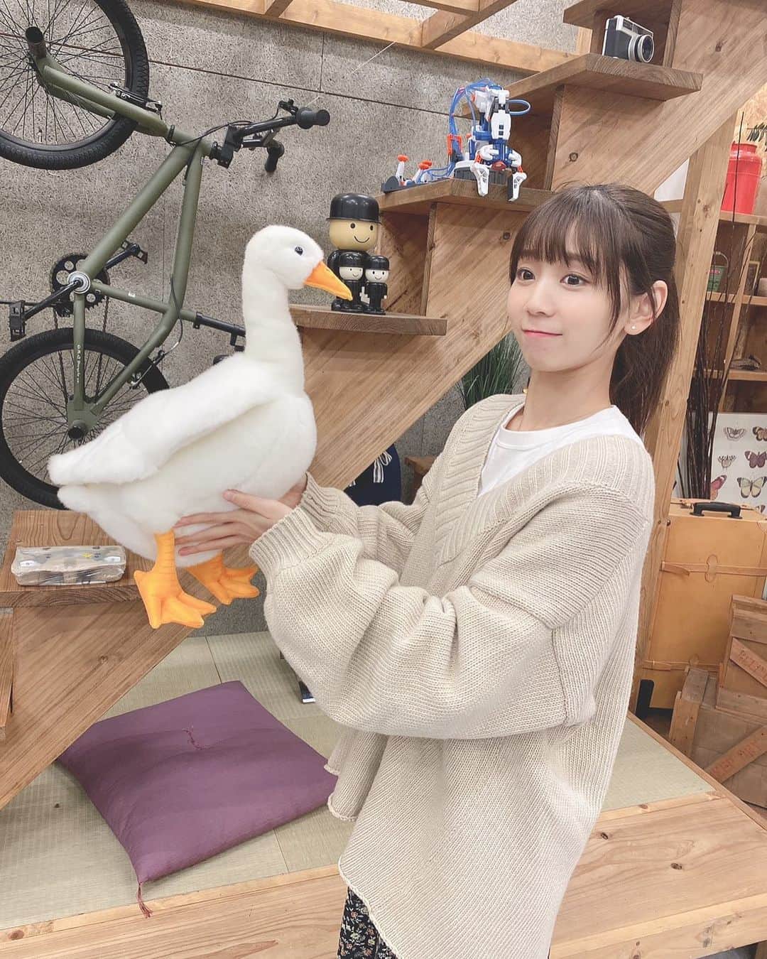 吉川千愛のインスタグラム：「んんんん！！！ #LinQ #吉川千愛　#こんにちあ #あいんちゅ　#福岡 #fukuoka  #博多　#hakata #天神　#tenjin #アヒル」