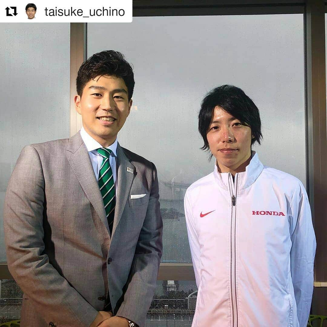 岡山放送さんのインスタグラム写真 - (岡山放送Instagram)「#Repost @taisuke_uchino (@get_repost) ・・・ 3月1日の東京マラソンまであと1カ月ちょっと  今回の東京マラソンで日本記録更新の期待がかかる 設楽悠太選手にお話を伺いました！  詳しくは今日のLive News αスポーツコーナーで！  #設楽悠太 選手 #東京マラソン #2020 #tokyomarathon #マラソン #日本記録 #記録更新 #livenewsα #ライブニュースα #フジテレビ#fujitv #ニュース #三田友梨佳 #内田嶺衣奈 #内野泰輔 #鈴木唯 #安宅晃樹 #今湊敬樹  #フジテレビ系列#FNS#8ch#OHK#岡山放送  東京マラソンの1ヵ月前､2/2(日)は#香川丸亀国際ハーフマラソン に出場！ 大会の模様はOHKと#BSフジ で当日あさ10時30分～放送です！」1月28日 22時01分 - ohk_official