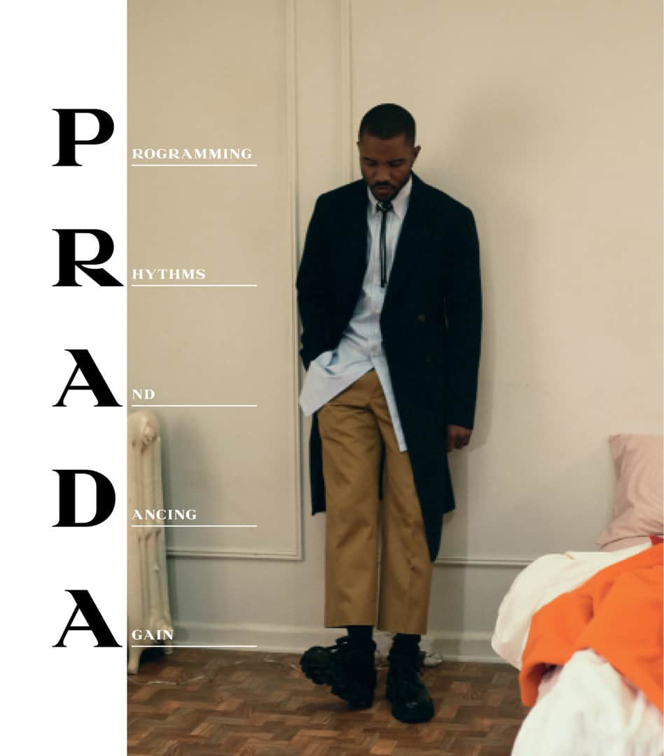 プラダさんのインスタグラム写真 - (プラダInstagram)「#FrankOcean (@blonded) in Prada is Programming Rhythm And Dancing Again. Discover more via link in bio. Photography by ⁣ @davidsimsofficial Creative Direction @ferdinandoverderi Stylist #OlivierRizzo #PradaAcronyms #PradaSS20」1月29日 4時20分 - prada