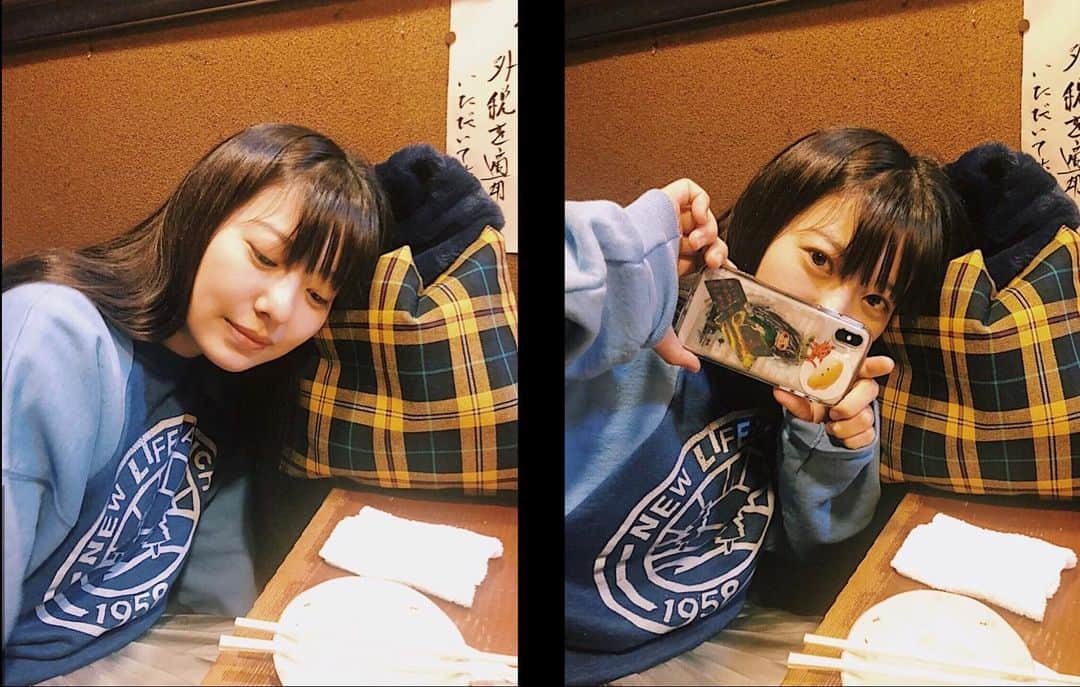 新井郁さんのインスタグラム写真 - (新井郁Instagram)「😴 お風呂上がりに一杯。 友達と美味しいカレーと少しだけ、お酒。」1月29日 1時06分 - araiiku_official