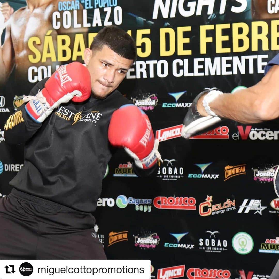 ミゲール・コットのインスタグラム：「#Repost @miguelcottopromotions ・・・ @chiquiro_21 QUIERE DEBUTAR EN GRANDE EN LAS 118 LIBRAS  CAGUAS, PUERTO RICO - Hace casi exactamente un año atrás, el prometedor púgil José ‘Chiquiro’ Martínez (20-1-2 con 13 KO’s) vio su foja invicta desvanecerse tras caer ante el filipino Aston Palicte (25-4-1 con 21 KO’s) durante una pelea eliminatoria crucial para retar por el campeonato mundial de las 115 libras de la @worldboxingorg . Pero tras tomarse unos meses de sabática para ponderar su futuro y hacer ajustes, Martínez lleva deshojando el calendario mientras se prepara afanosamente para su regreso reivindicatorio cuando debute en las 118 libras el próximo 15 de febrero ante el colombiano Yeison Vargas (17-3 con 12 KO’s) durante el pleito coestelar del cartel de @directvpr Boxing Nights en el coliseo Roberto Clemente, presentado por Miguel Cotto Promotions y H2 Entertainment. “Vengo bien motivado, bien entrenado para esta pelea y Yeison Vargas va a pagar los platos rotos. Yo no soy de subestimar a nadie, pero me siento más fuerte en 118, no tengo que deshidratarme tanto para las 115 libras y el próximo 15 de febrero la fanaticada va a poder comprobarlo”, dijo el orgullo de Las Marías, quien lleva poco más de dos meses entrenando para este duelo. “Después de aquel revés con Palicte, hubo un poco de frustración por ser mi primera derrota, así que me tomé mi tiempo para estar con la familia, hablar con mi esposa y mi esquina y ahí fue cuando decidimos que para seguir lo mejor era subir a las 118 libras. Desde entonces me he estado preparando bien enfocado para tener una victoria contundente durante mi regreso al ring”. Frente a Vargas, ‘Chiquiro’ estará enfrentando a un peleador que viene de combatir por el cetro Latino de la OMB en las 126 libras ante el bayamonés Bryan ‘Chary’ Chevalier (14-1-1 con 11 KO’s) el pasado 7 de diciembre en el coliseíto Pedrín Zorrilla. “Vargas subió varias categorías de peso para retar a ‘Chary’, pero en las 118 estará en su peso natural más fuerte y sé que viene decido a encarrilar su carrera. Además, es un peleador que empieza muy activo, que es un marrullero y que tira unos “vola’os” de derecha peligrosos”, admitió Martínez.」