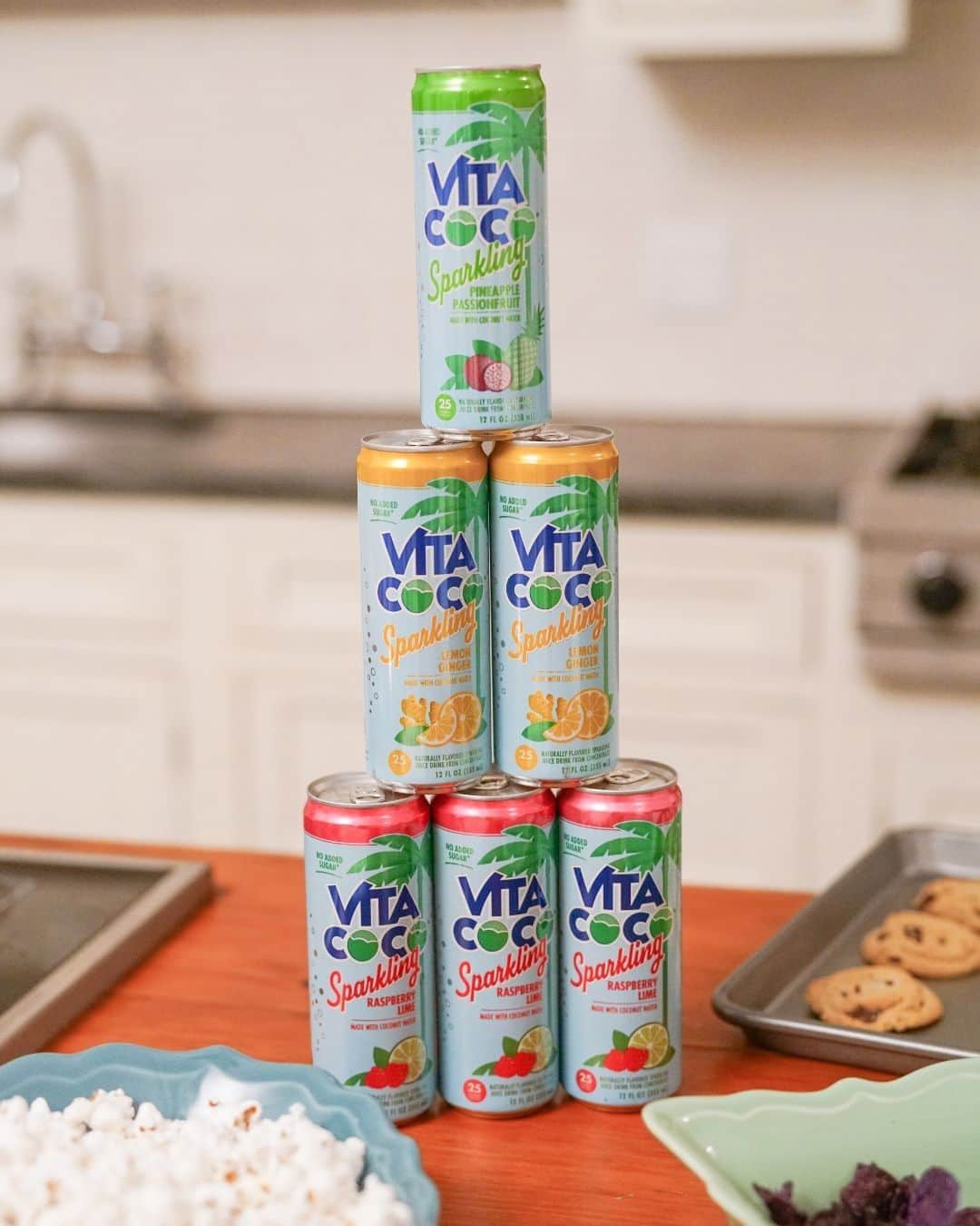 Vita Coco Coconut Waterのインスタグラム：「Originally I was going to say this is like the Leaning Tower of Pisa, except this one is made from Vita Coco Sparkling and is not really leaning.  If you tip your head a little to the right it is leaning... And then a little to the left, same thing.  So is the Leaning Tower of Pisa actually tipped or is everyone just taking pictures of it on an angle?  Someone report back.」