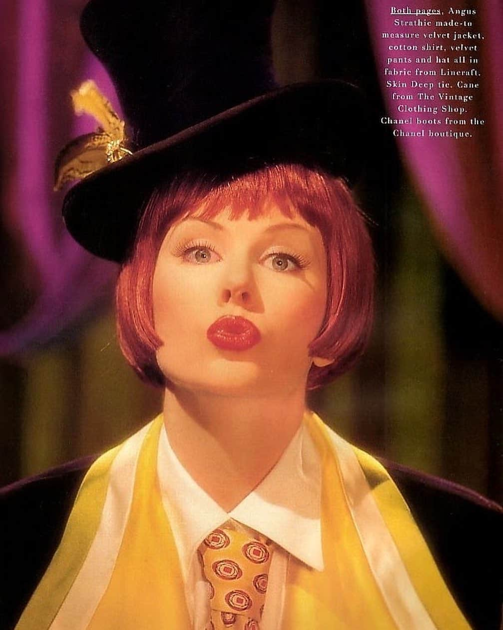 ニコール・キッドマンさんのインスタグラム写真 - (ニコール・キッドマンInstagram)「Who could have imagined that this photoshoot would lead to me being cast in #MoulinRouge ❤️ It was the first time I worked with @BazLuhrmann and @CatherineMartinDesigns when they took over editing an issue of @VogueAustralia xx」1月29日 2時23分 - nicolekidman