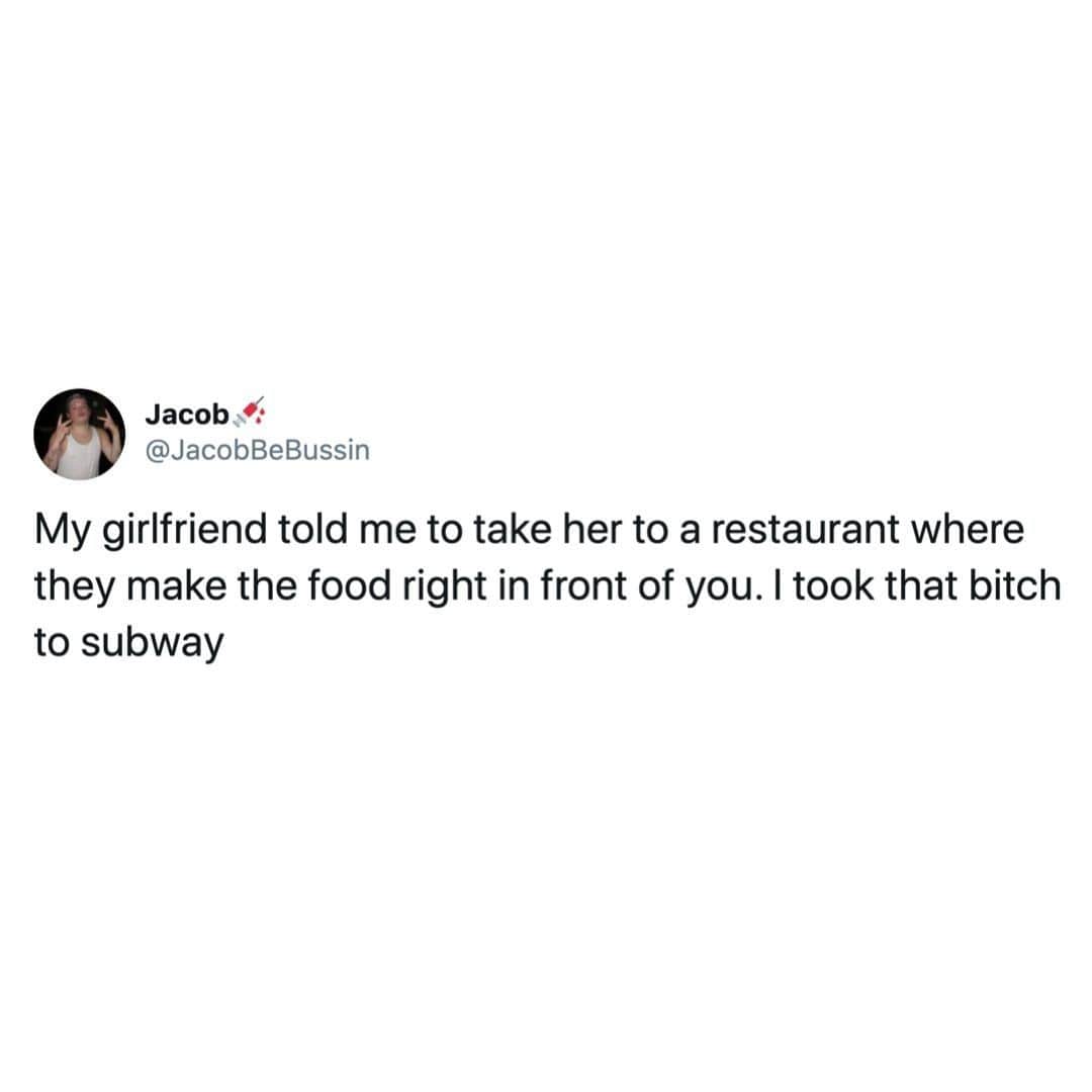 9GAGさんのインスタグラム写真 - (9GAGInstagram)「Thanks…..I guess 🙄 Follow @couple for more #couplegoals⠀ -⠀ 📝 TW | JacobBeBussin⠀ -⠀ #couple #relationship #relationshipgoals #subway」1月29日 12時30分 - 9gag