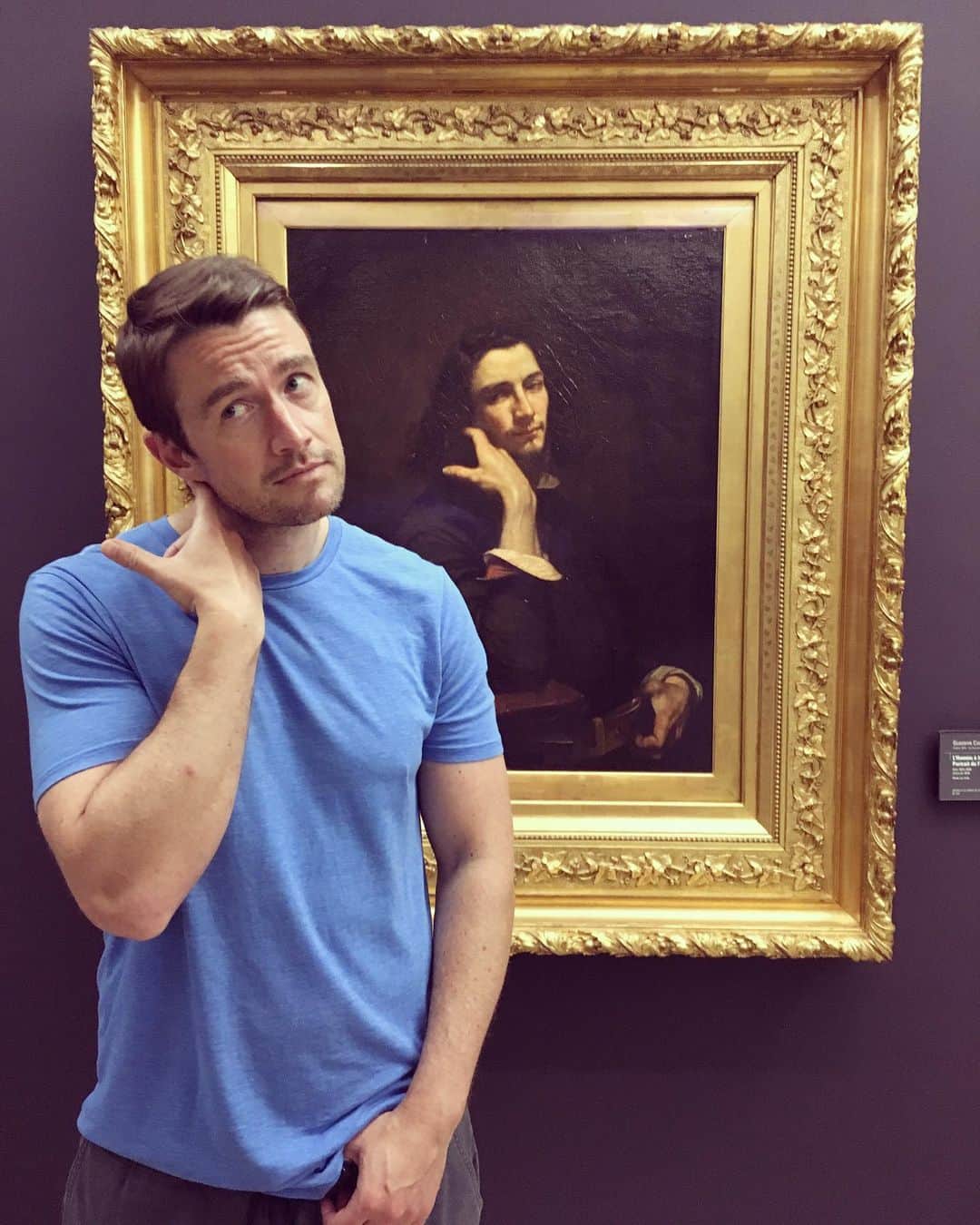 ロバート・バックリーのインスタグラム：「Felt cute might frame and hang in a museum later. . 📷: @jennyjwade」