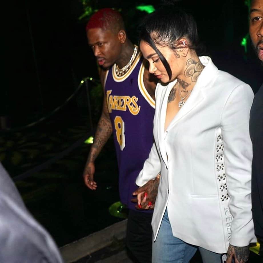 ジェームスロングのインスタグラム：「❤️@kehlani in West Hollywood at Universal Grammys party wearing @iceberg with @yg ❤️」