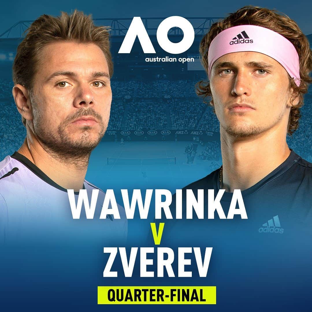 ATP World Tourさんのインスタグラム写真 - (ATP World TourInstagram)「We are BUZZING to see this one ☝️ Will it be Stan or Alex making the #AusOpen semis?」1月29日 10時35分 - atptour