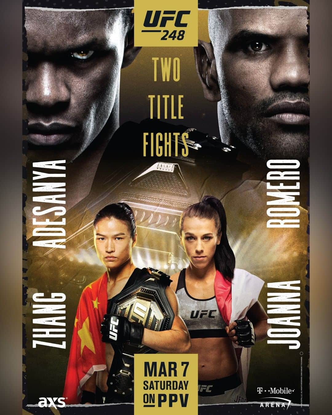 UFCさんのインスタグラム写真 - (UFCInstagram)「THESE TWO FIGHTS! 🤯 Your official #UFC248 poster has dropped! ➡️ Ticket link in bio! #UFC248」1月29日 10時45分 - ufc