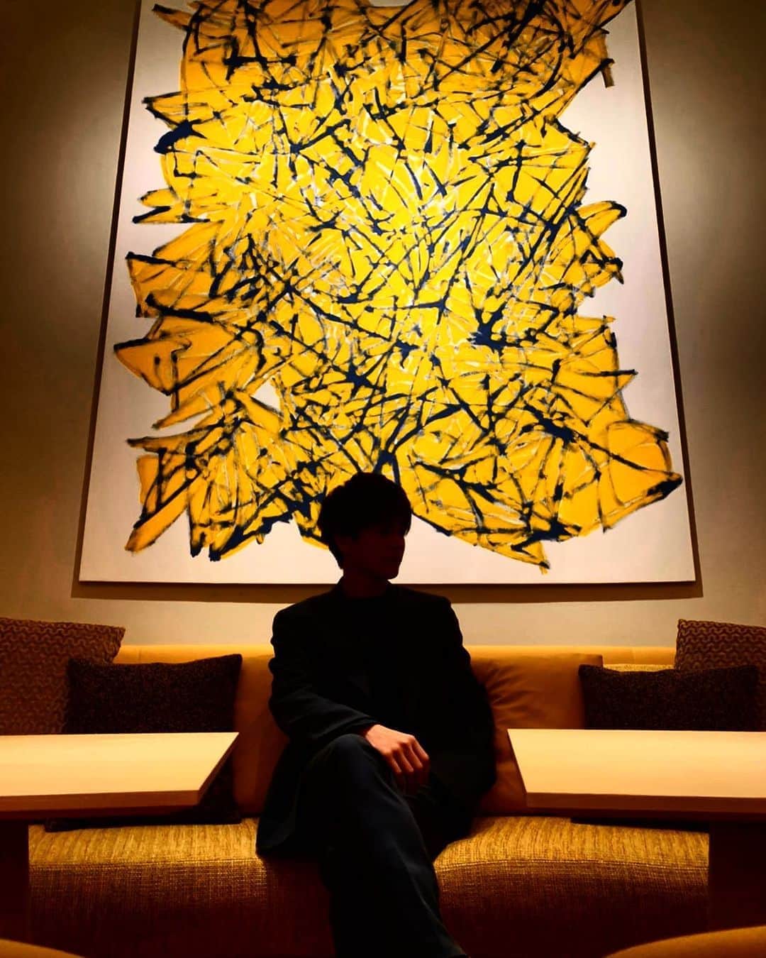 のインスタグラム：「💛💛💛 #LVMidosuji #LouisVuitton」