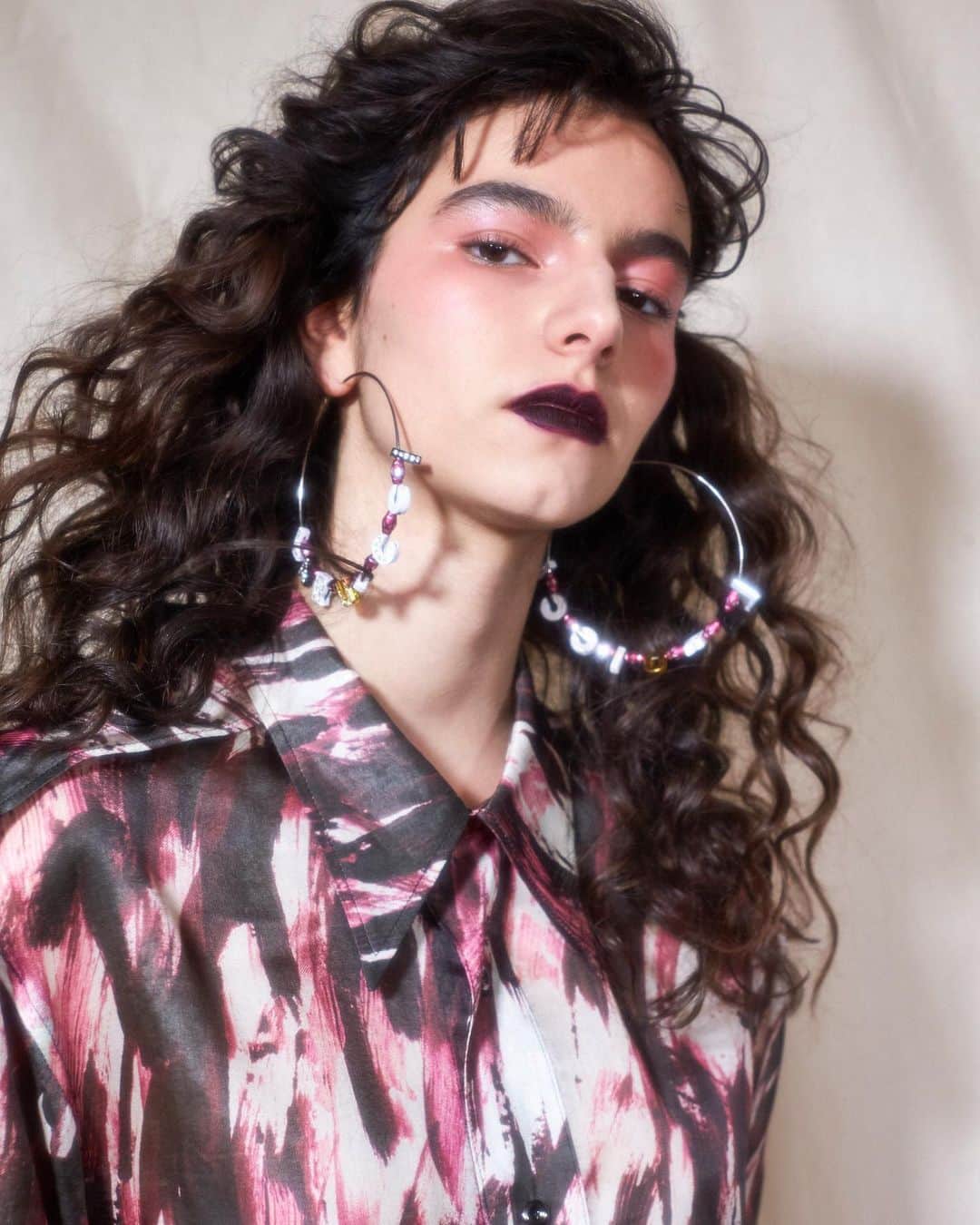 倉岡晋也のインスタグラム：「Her ✔︎ Styled by me #pfw soon @laruicci rtw collection 10th aniv celebration Creative direction @cemcinar_paris @__cemcinar__  Photographer @janssensjorre mua @anitajolles haïr @hikageyumiko with @perlevenzal xxx」