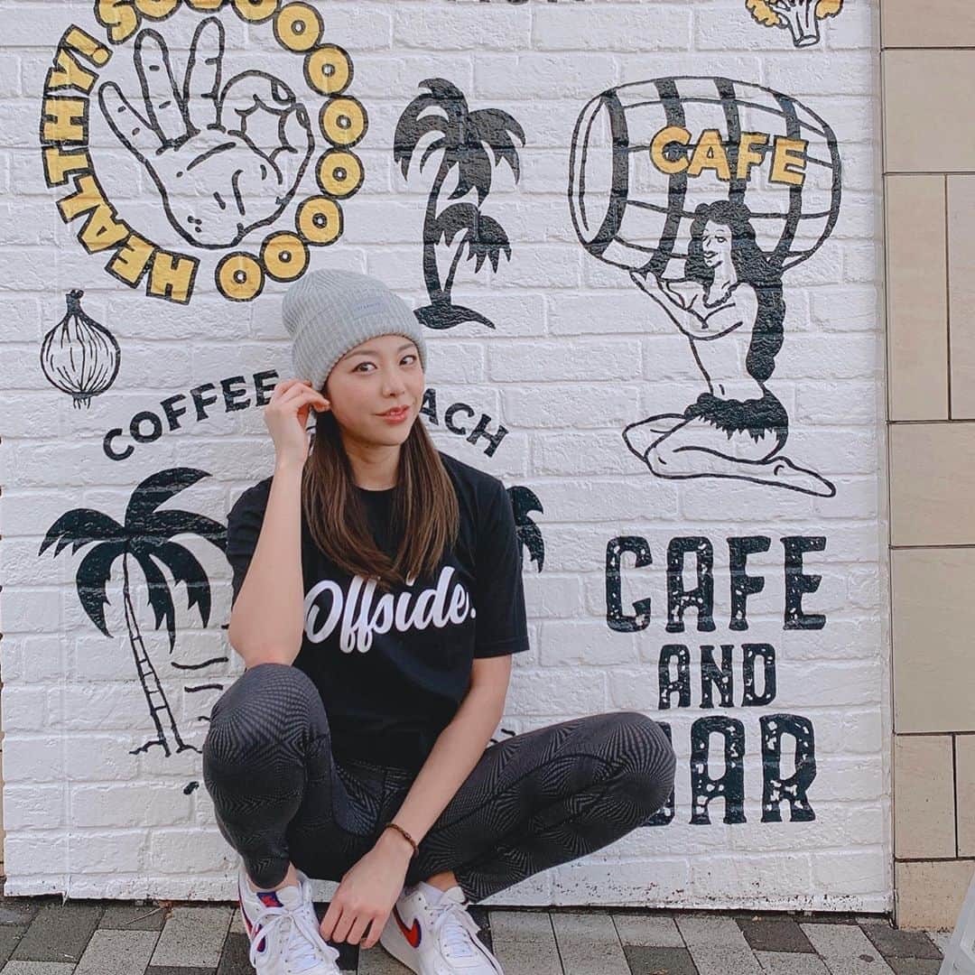 池田ゆりのインスタグラム：「@offside_japan のTシャツ シンプルで着やすい❤️﻿ ﻿  @_offside._  #offside #streetwear #fitness #protein #beauty #bodymake #instagood #todaystraining #gym #style #tokyo #도쿄 #피트니스 #이케」