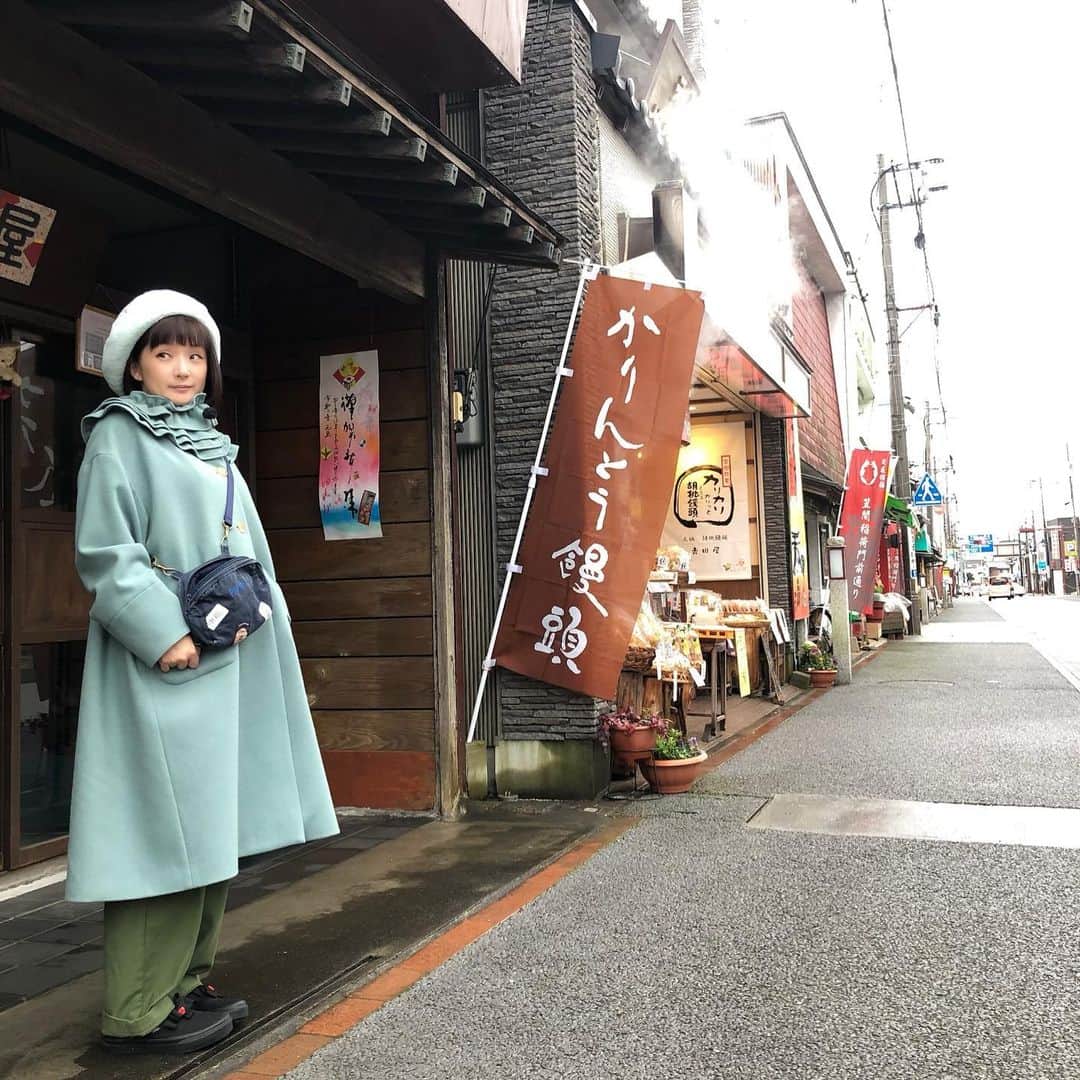 千秋さんのインスタグラム写真 - (千秋Instagram)「また茨城県🍠🍈🐂 #茨城 #ロケ #pinkhouse」1月29日 19時02分 - chiaki77777