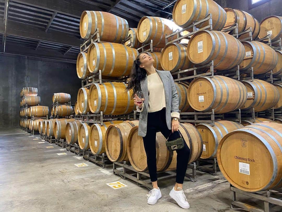 シャニーナ・シャイクのインスタグラム：「My first time in Napa Valley will always be an amazing memory thanks to 🍷🥰 the TOOKES」