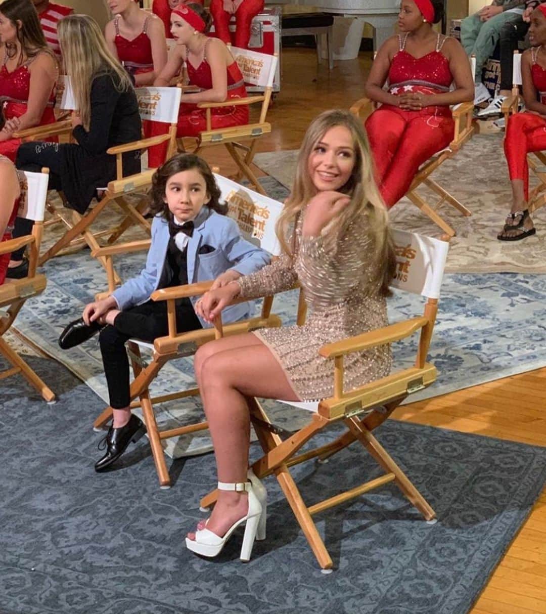 コニー・タルボットのインスタグラム：「Congrats to this funny little man @jjpantano had so much fun celebrating with you after @agt 🇺🇸❤️」